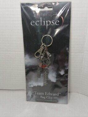 Twilight Saga Eclipse Team Edward Bag Clip Neca New Brand New Sealed